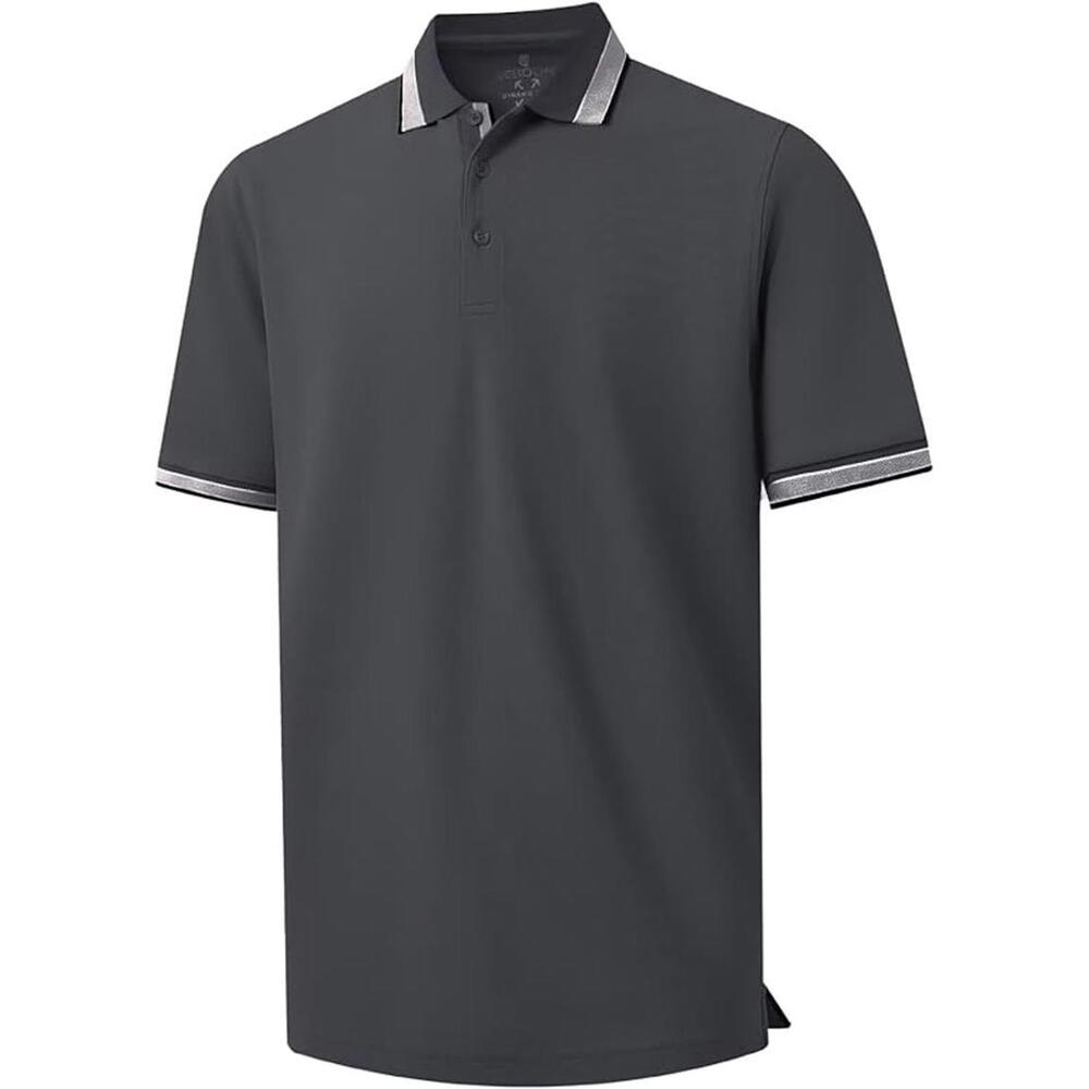 Veboon, XL, Dark Grey, Men's Polo Shirt